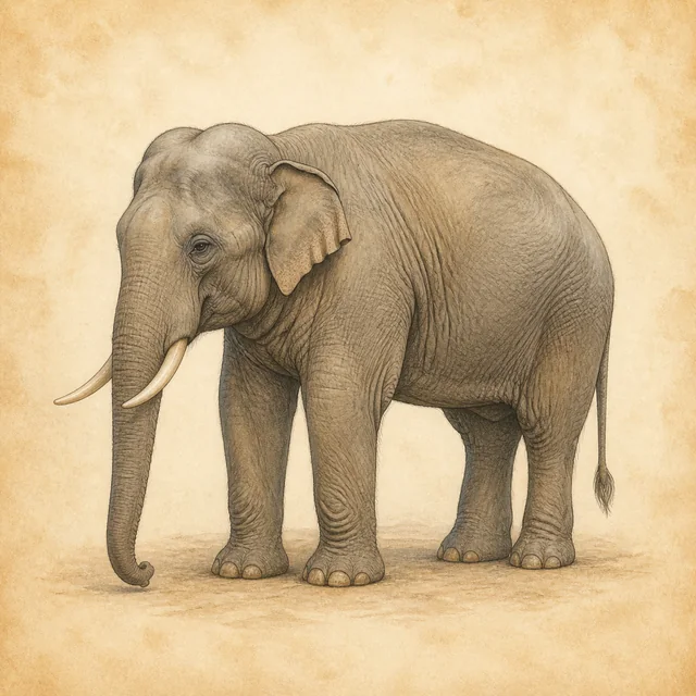 Illustratie bij Olifant