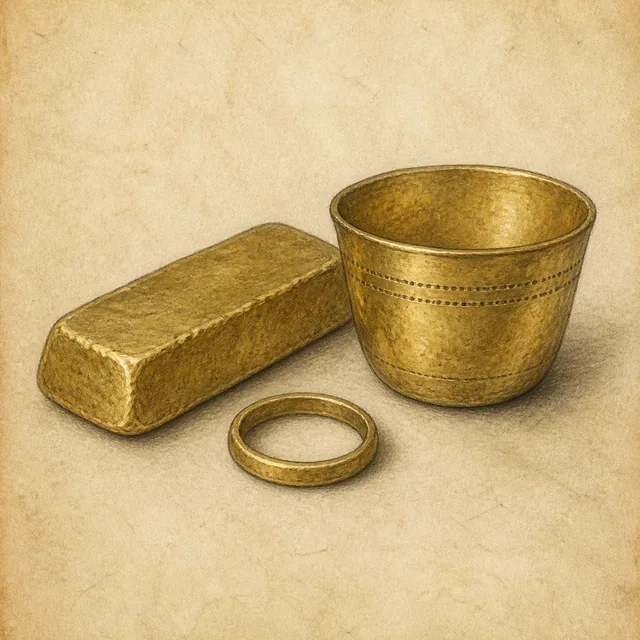 Illustratie bij Goud
